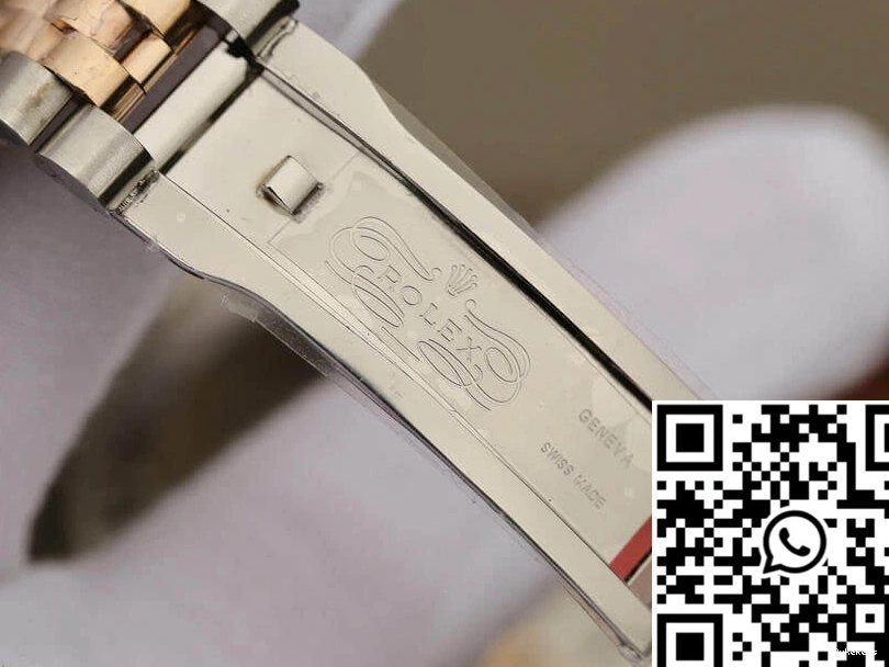 116231 Diamond Datejust Black Factory GM Rolex Dial 1129